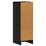 Shoe Cabinet Black Oak 32 x 35 x 90 cm Engineered Wood 862688