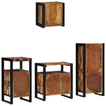 Bathroom Furniture Set 4 pcs Multicolour Solid Reclaimed Wood 3305639