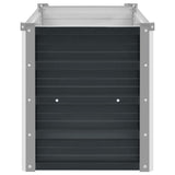 Raised Bed Anthracite Galvanised Steel 160x40x45 cm 45731