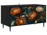 TV Cabinet LOCHEM 69 x 33 x 50.5 cm Black Oak Engineered Wood 8007010