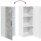 Wall Cabinet PORTO Concrete Grey 40 x 31 x 100 cm 885468