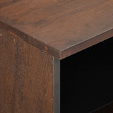 TV Cabinet Brown 70x34x46 cm Solid Wood Mango 377443