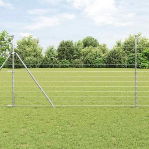 Field Fence Silver 25 x 1.4 m Galvanised steel 42005816