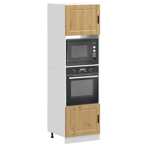 Oven Cabinets 2 pcs Porto Artisan Oak Engineered Wood 3315060