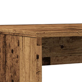 3 Piece Dining Table and Bench set Old Wood Engineered Wood 855538