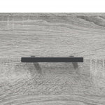Highboard Grey Sonoma 69.5x34x180 cm Engineered Wood 3195873