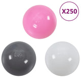 Children Play Tunnel with 250 Balls Green 175 cm Polyester 3107759