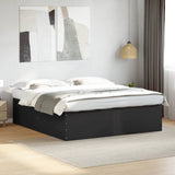 Bed Frame without Mattress Black 200x200 cm 3280896