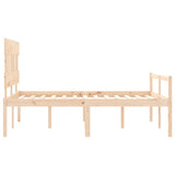 Senior Bed without Mattress 120x200 cm Solid Wood 3195411