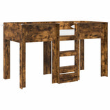 Bunk Bed for Kids Smoked Oak 75 x 190 cm Engineered wood 3410471