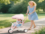 5 in 1 Kids Trike with Adjustable Toddler Tricycle with Push Handlebar, Adjustable T3398P378914