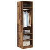 Wardrobe with Shelf Old Wood 50 x 50 x 200 cm Engineered Wood 875009