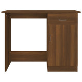 Desk Brown Oak 100x50x76 cm Engineered Wood 815422