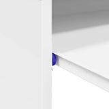 Desk with Drawer White 77.5 x 43 x 79 cm Engineered Wood 869514