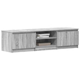 TV Cabinet Grey Sonoma 140x40x35.5 cm Engineered Wood 815358