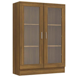 Vitrine Cabinet Brown Oak 82.5x30.5x115 cm Engineered Wood 815620