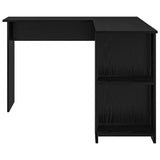 Corner Desk Black Oak 140 x 113.5 x 75 cm Engineered Wood 869555