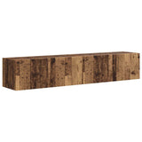 TV Wall Cabinet Wall-mounted 2 pcs Old Wood 78.5 x 31 x 29.5 cm 892226