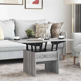 Coffee Table Grey Sonoma 55 x 54.5 x 45 cm Engineered wood 887414