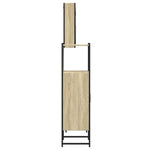 ZNTS 3 Piece Bathroom Cabinet Set Sonoma Oak Engineered Wood 3214761