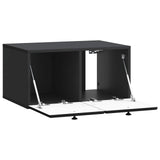 Wall-Mounted TV Cabinet 59.5 x 41 x 30 cm Black Engineered Wood 899186