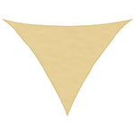 ZNTS Sun Shade Sail Sand 5x5x6 m 100% Polyester Oxford 4000944