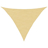 ZNTS Sun Shade Sail Sand 5x5x6 m 100% Polyester Oxford 4000944