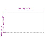 Replacement Fabric for Awning Multicolour Stripe 6x3 m 367742