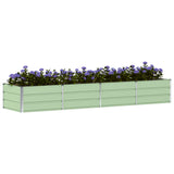 Planter Green 320 x 80 x 45 cm Steel 42018248