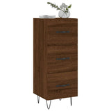 Sideboard Brown Oak 34.5x34x90 cm Engineered Wood 828603