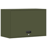 Wall Cabinet for Garage with Gas-lift Door Olive green 883267