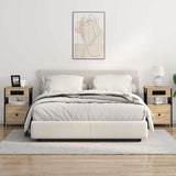 Bedside Cabinet Sonoma Oak 40 x 31 x 60 cm Engineered Wood 859492