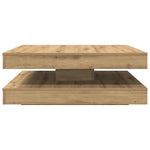 ZNTS Coffee Table 360-Degree Rotatable Artisan Oak 90x90x34.5 cm 3321359