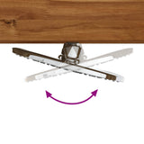 Outdoor Shower 226 cm Solid Acacia Wood and Stainless Steel 903114