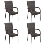 Dining Set Brown Solid Acacia wood 150 cm x 90 cm x 72 cm 3072491