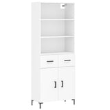 Highboard White 69.5x34x180 cm Engineered Wood 3200513