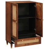 High Board Brown 60 x 33.5 x 100 cm Solid Mango Wood 4018910