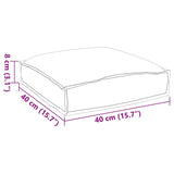 Cushion Floral 4 pcs Multicolour 40 x 40 x 8 cm Oxford Fabric 42001597
