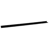 Screw-on Door Brush Seals 12 pcs Black 100 cm Aluminium Alloy 42019603