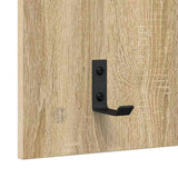 Wall-Mounted Coat Rack with Shelf Sonoma Oak 40 x 10 x 90 cm 874453