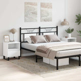 Bedside Cabinets 2 pcs White 40x35x50 cm Engineered Wood 830637
