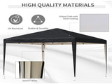 3 x 3M Garden Pop Up Gazebo Height Adjustable Marquee Party Tent Wedding Canopy with Carrying Bag, T3398P310867