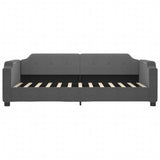 Daybed with Mattress Dark Grey 90x190 cm Fabric 3197704