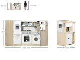 Kids Kitchen Playset, with Accessories, Storage Space T3398P348121