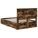 Bed Frame with Drawer with Headboard Manual Engineered Wood 3410338