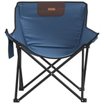 Camping Chairs with Pocket Foldable 2 pcs Blue 366547