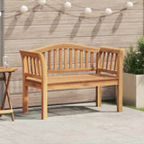 Bench Brown 120 x 53.5 x 85 cm Solid Teak wood 42006346