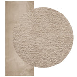 Rug HUARTE Short Pile Soft and Washable Sand 80x200 cm 375053
