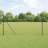 Ground Fix Welded Wire Fence 10 x 1 m PVC-Coated Steel 3350388
