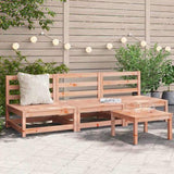 Garden Sofas Armless 3 pcs 70x70x67 cm Solid Wood Douglas 837933
